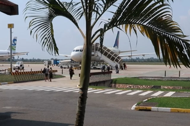 Cambodia to Cochin Flight